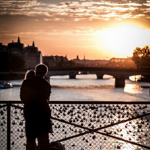 Maybe.. just maybe #oneday #paris #lovelocks #love