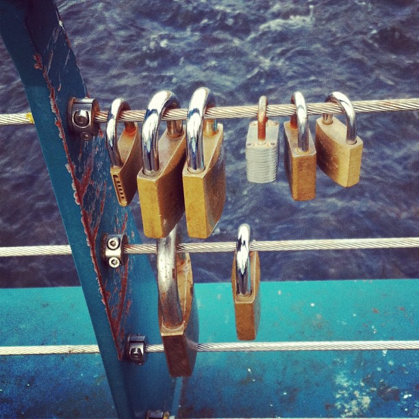 Paris comes to Bakewell #paris #bakewell #lovelocks