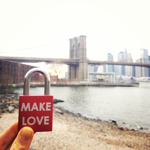 Make Love http://makelovelocks.com/ #makelovelocks #brooklyn #love #luv #lovelocks