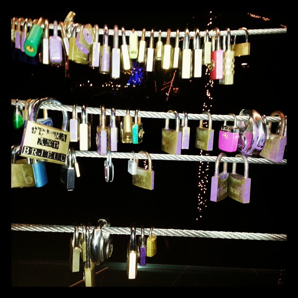 #love #locks in #ljubljana