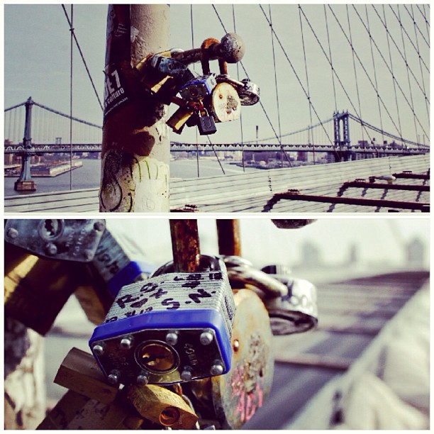 #LoveLocks #BrooklynBridge #MakeLoveLocks