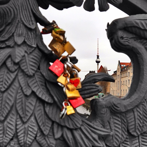 #berlin #tvtower #fernsehturm #lovepadlocks #padlock