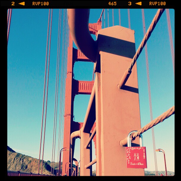 First.<br /> #lovelocks #makelovelocks #sanfrancisco #goldengate