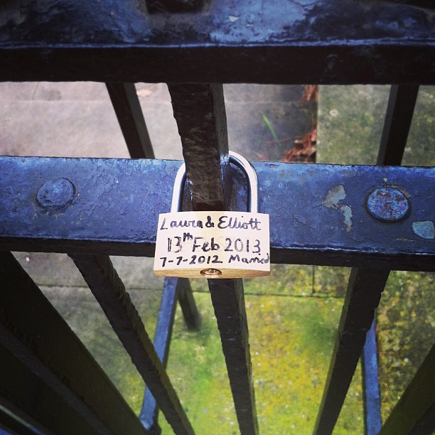 The first of (hopefully) many! #lovelocks