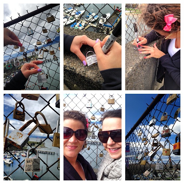 #lovelocks #burrardstbridge #dt #vancouver #missyaims #love #friends #dayoff #loveyou #sweeety #throwawaythekey @atits