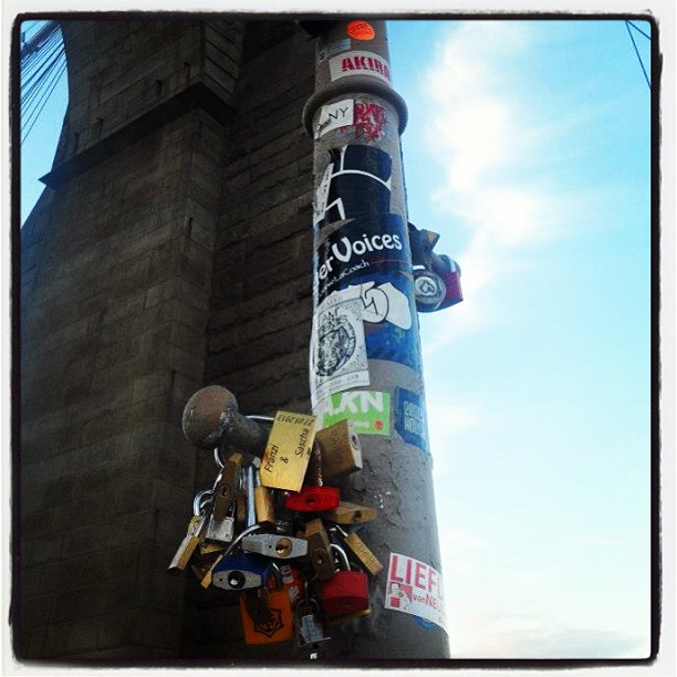 #lovelock #brooklynbridge