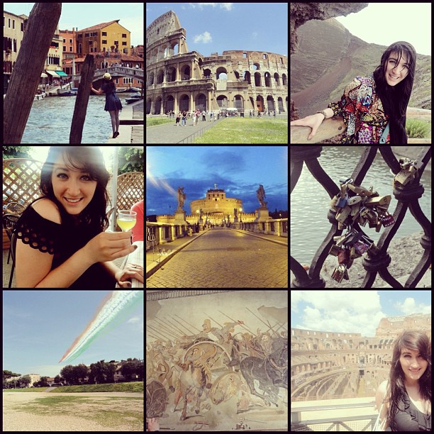 I left my heart in Italy. #tbt #venice #thecolosseum #mtvesuvius #sorrento #castelsantangelo #lovelocks #thealexandermosaic