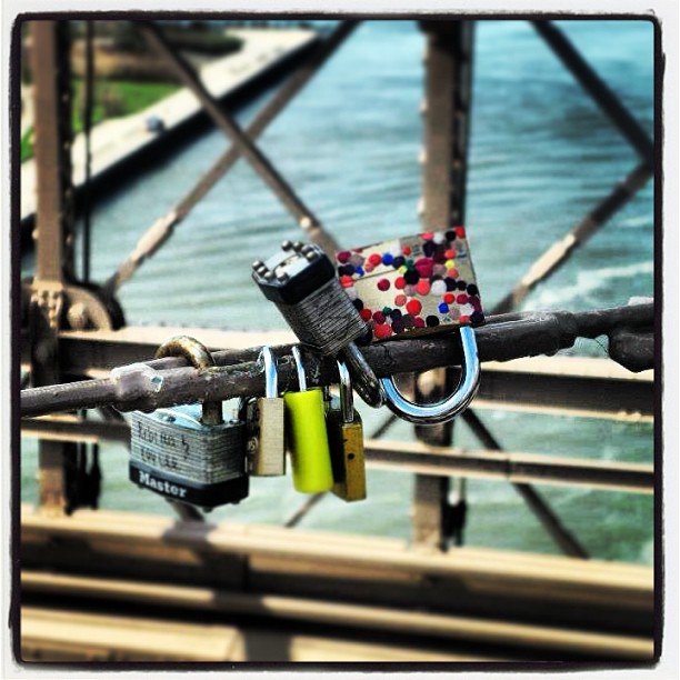 #lovelock on #brooklynbridge