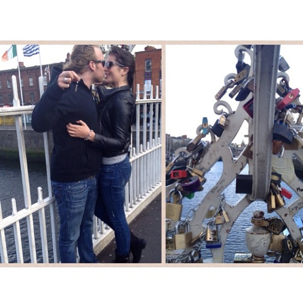 Ha'penny Bridge, Dublin #lovelocks #Ireland @jeffreybreeze