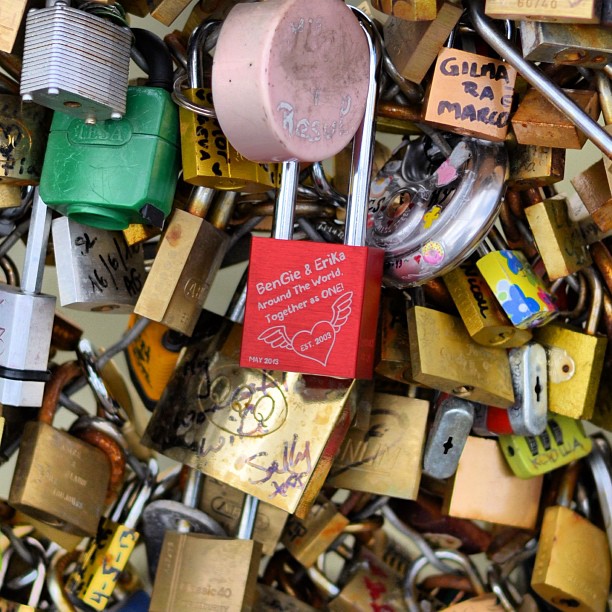 Pont Des Arts #makelovelocks #paris #pontdesarts #vacations #europe #france