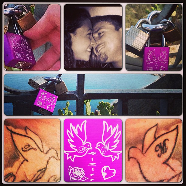 Me and My Baby @maddielocus #forever
4-2-11

#lovelock #love #lock #italy #lovelockbridge #lovelocks #rome #romance #tats #tattoo #lock #never to come #unlocked #keys #thrown in #sea