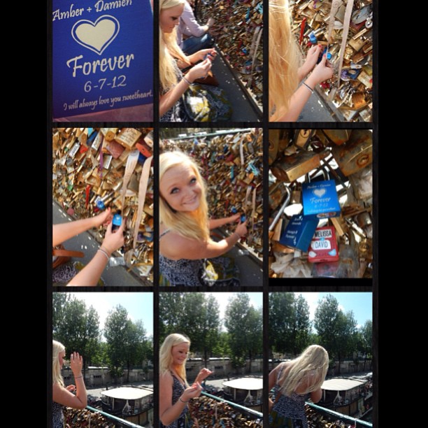 The most incredible thing anyone has ever done for me ❤ 
#paris #lockbridge #notredame #lovelock #makelovelocks #boyfriend #bestfriend #forever #love #amazing #incredible #lovehim #thebest #sosweet #crying #france #missedhim #bestboyfriendever #mylove #happy #keys #locked #blue #heart #loveyou #sunny #wannagoback @damienslike