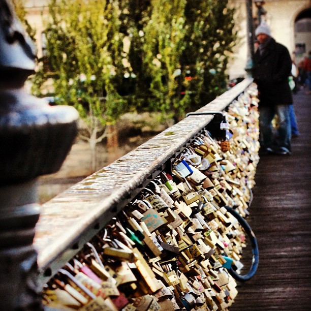 Love of my life #Paris #LoveLocks