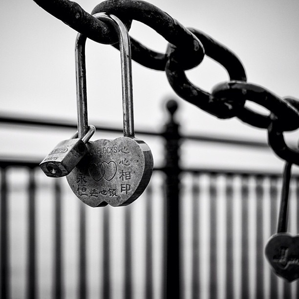 Love Locks at the Albert Dock Liverpool lovelocks love locks ...