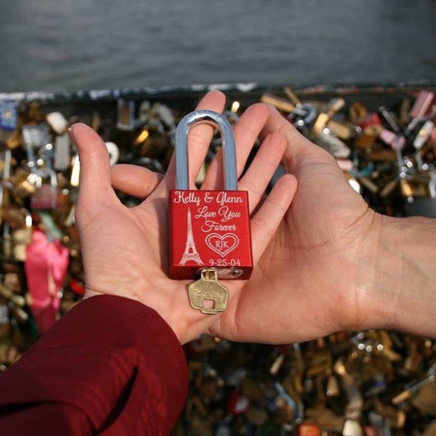 We-locked-our-LOVE-in-Paris-and-threw-the-key-in-the-Seine.-️-@makelovelocks-paris-lovelockbridge-