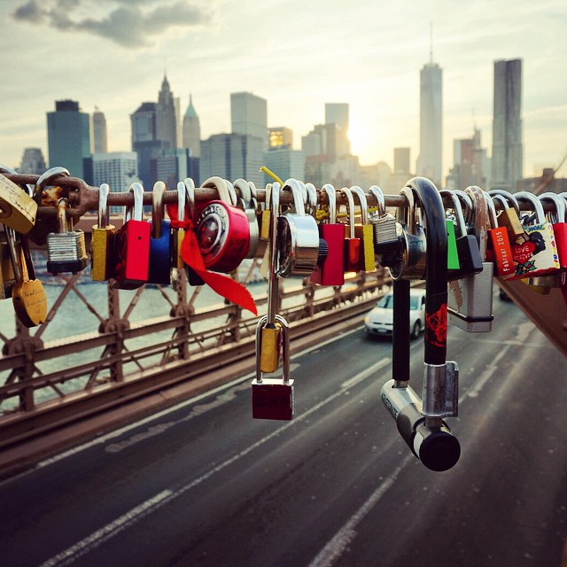 Love Locks Brooklyn Bridge Best Image