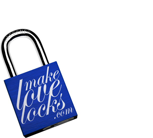 LIEBESSCHLOSS-FACTORY Engraved Heart-Shaped Mini Padlock Black Free Gift-Box and Much More… Get Your Customized Little Love-Lock Now!